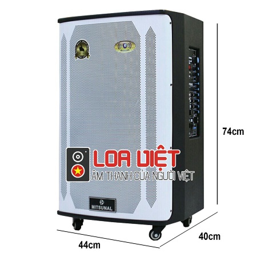 LOA VALI KÉO MITSUNAL M85 ( Bass 40 - Công suất 850W) TẶNG KÈM 2 MIC CẦM TAY